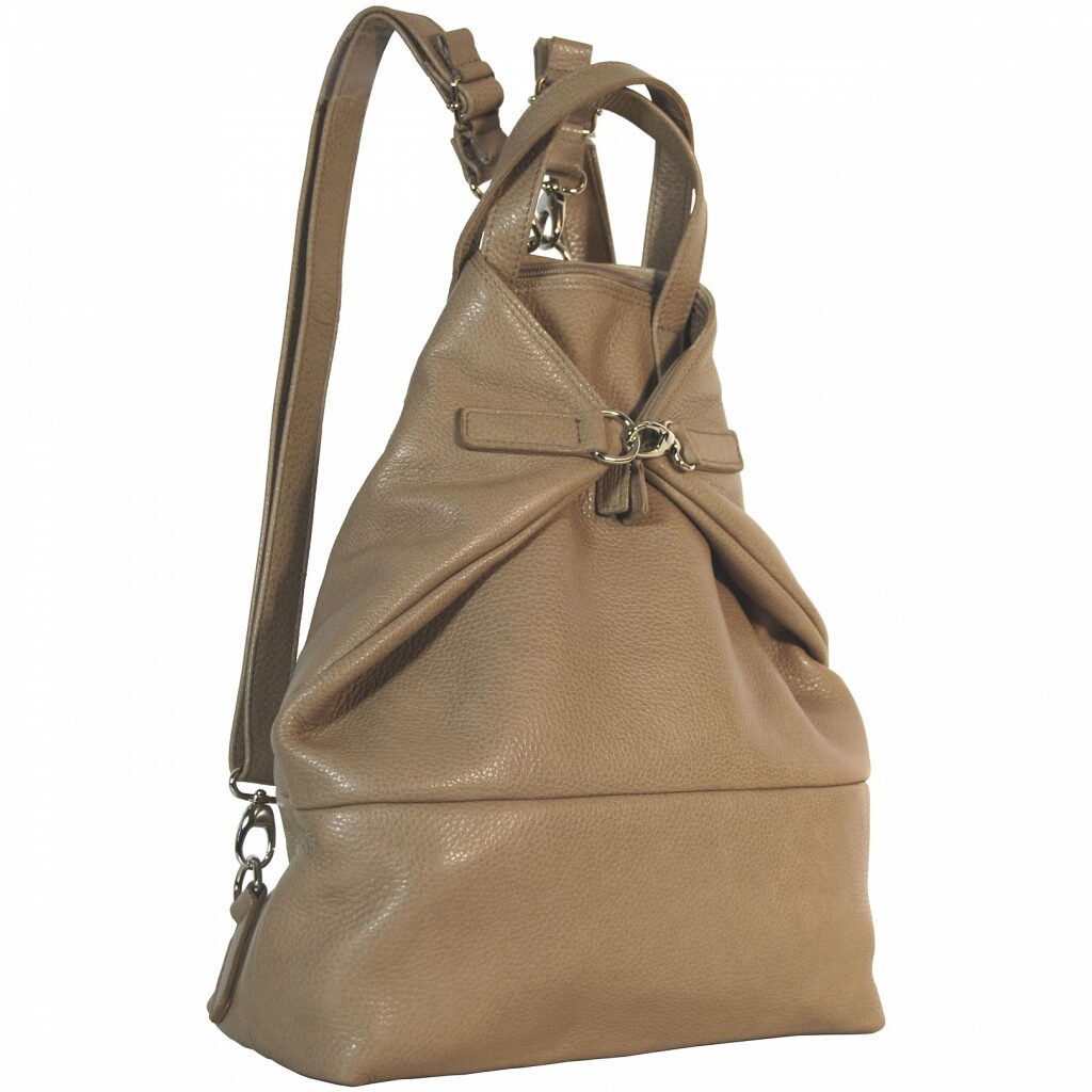 JOST
                     dámský kožený batoh - kabelka
                     VIKA 1910 X-Change 3in1
                     béžový