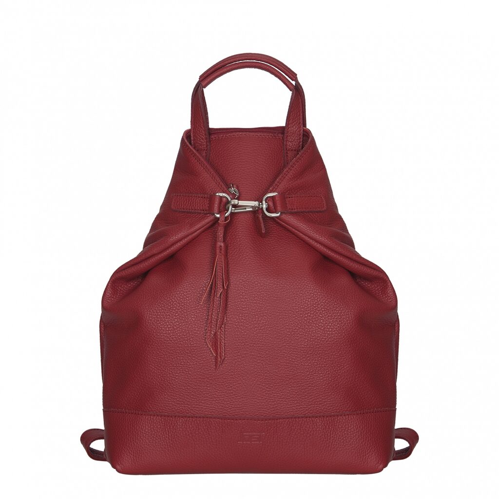 JOST
                     dámský kožený batoh - kabelka
                     VIKA 1910 X-Change 3in1
                     červený