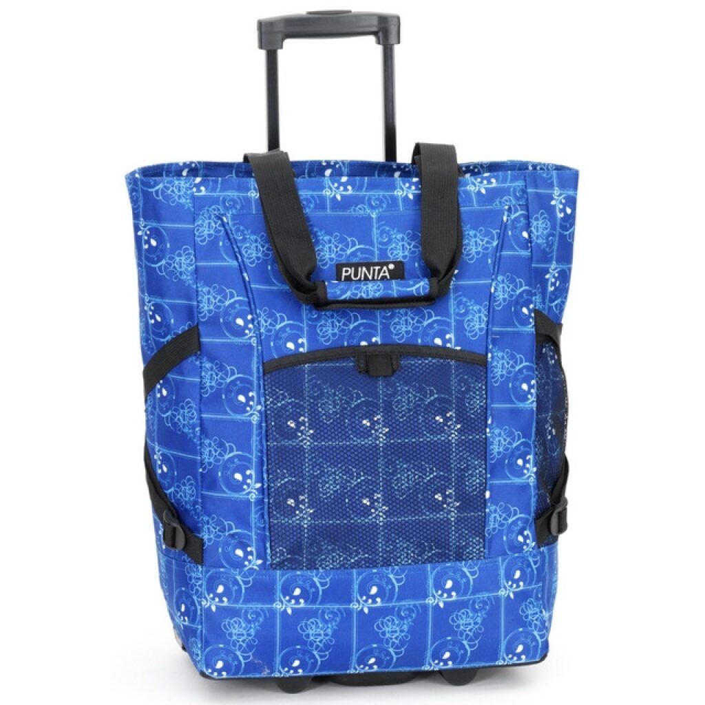 PUNTA wheel
                     nákupní taška na kolečkách
                     10013-2504
                     tyrkysová-sv. modrá