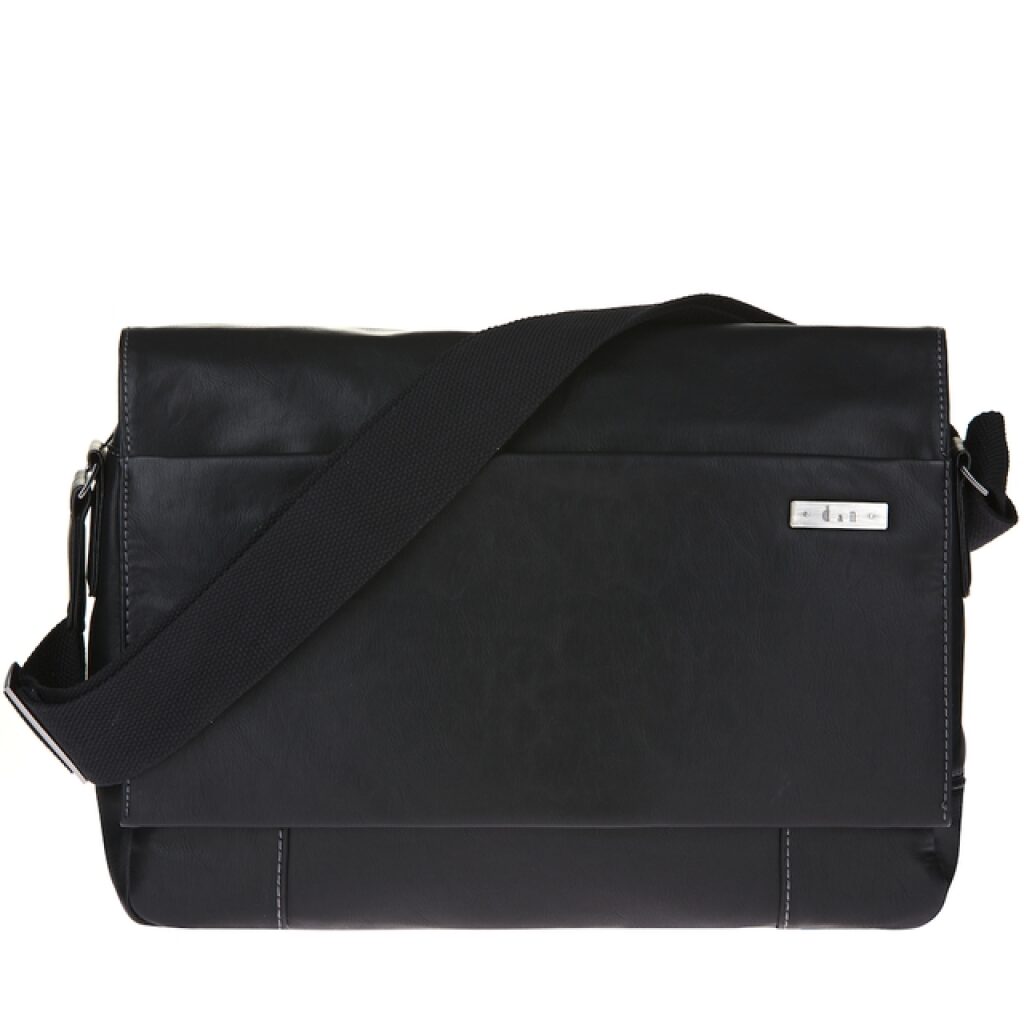 d & n Lederwaren
                     messenger taška přes rameno vhodná na notebook
                     5211-01
                     černá