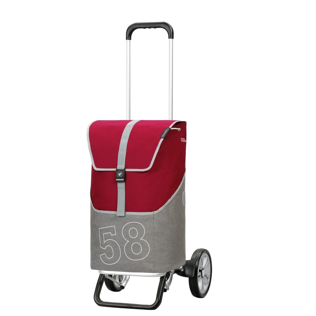 Andersen
                     nákupní taška na kolečkách - batoh 3v1
                     ALU STAR SHOPPER® FILIP 115-209-70
                     červeno-šedá