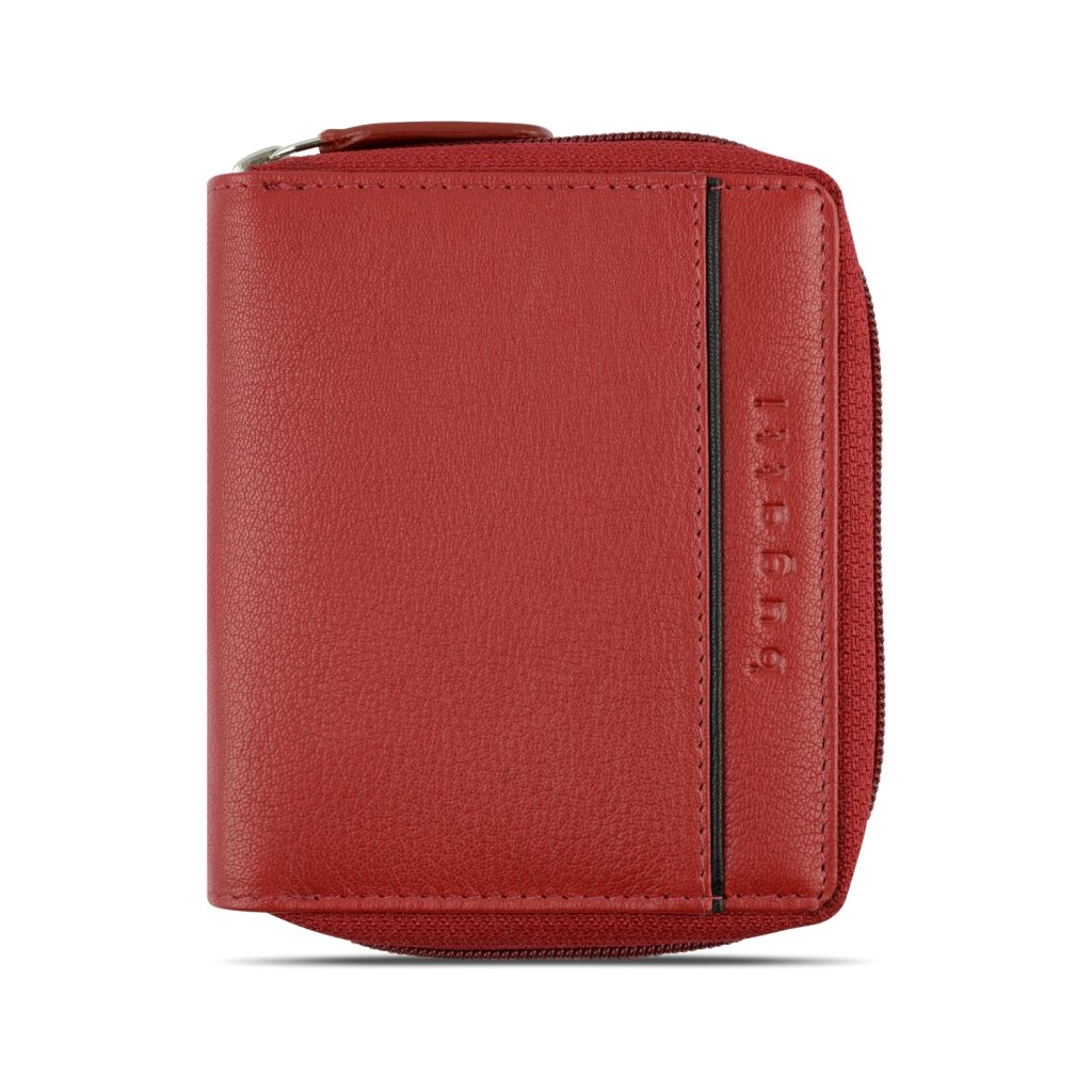 Bugatti
                     kožená peněženka na zip rfid
                     Banda Vertical Zip Wallet 49133416
                     červená