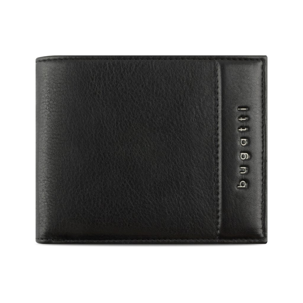 Bugatti
                     pánská kožená peněženka rfid
                     Nome Combi Wallet With Flap 49160101
                     černá