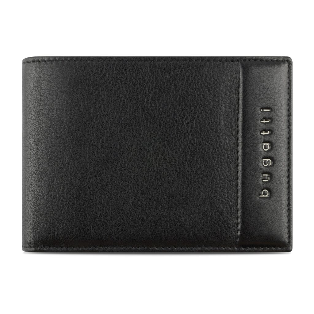 Bugatti
                     pánská kožená peněženka rfid
                     Nome Wallet With Flap 49160201
                     černá