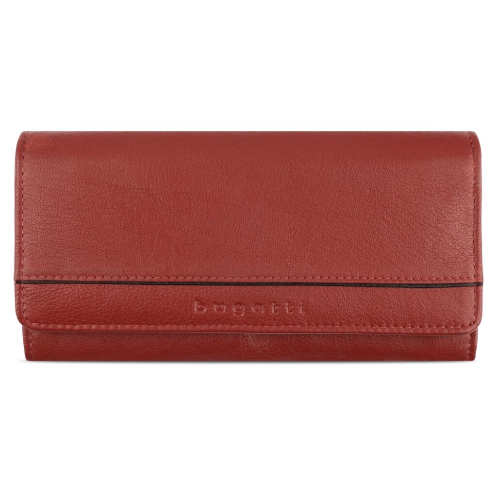 Bugatti
                     dámská kožená peněženka s klopou rfid
                     Banda Ladies Wallet 49133516
                     červená