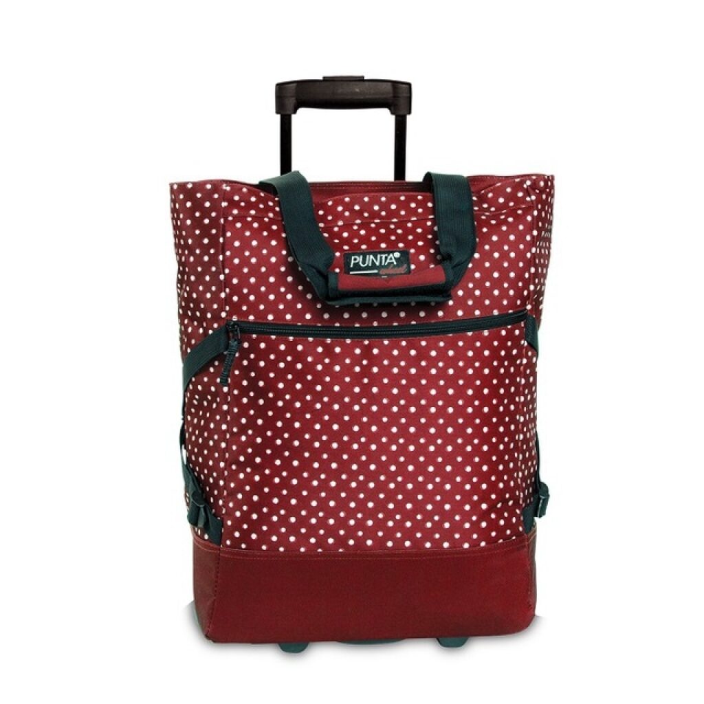 PUNTA wheel
                     nákupní taška na kolečkách
                     10008-0220
                     červeno-bílá