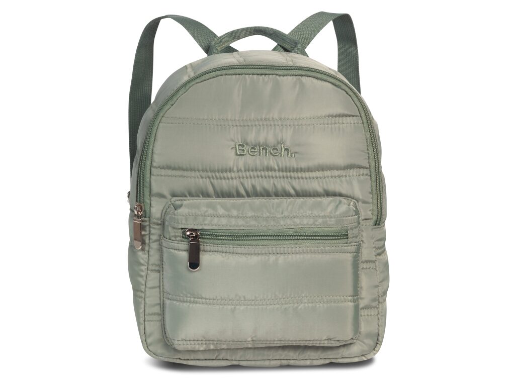Dámský batůžek do města Bench Stepp small backpack 64185-5800 šedozelený - přední strana