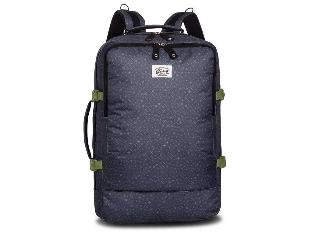 BestWay Příruční zavazadlo - palubní batoh 40252-5000 CABIN PRO PRINTS tmavě modrý
