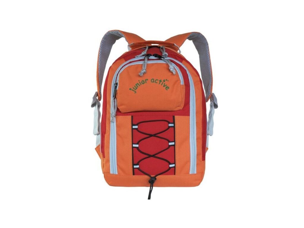 FABRIZIO Junior Active - Sportovní dětský batůžek do školky 20258-9900 červeno-oranžový