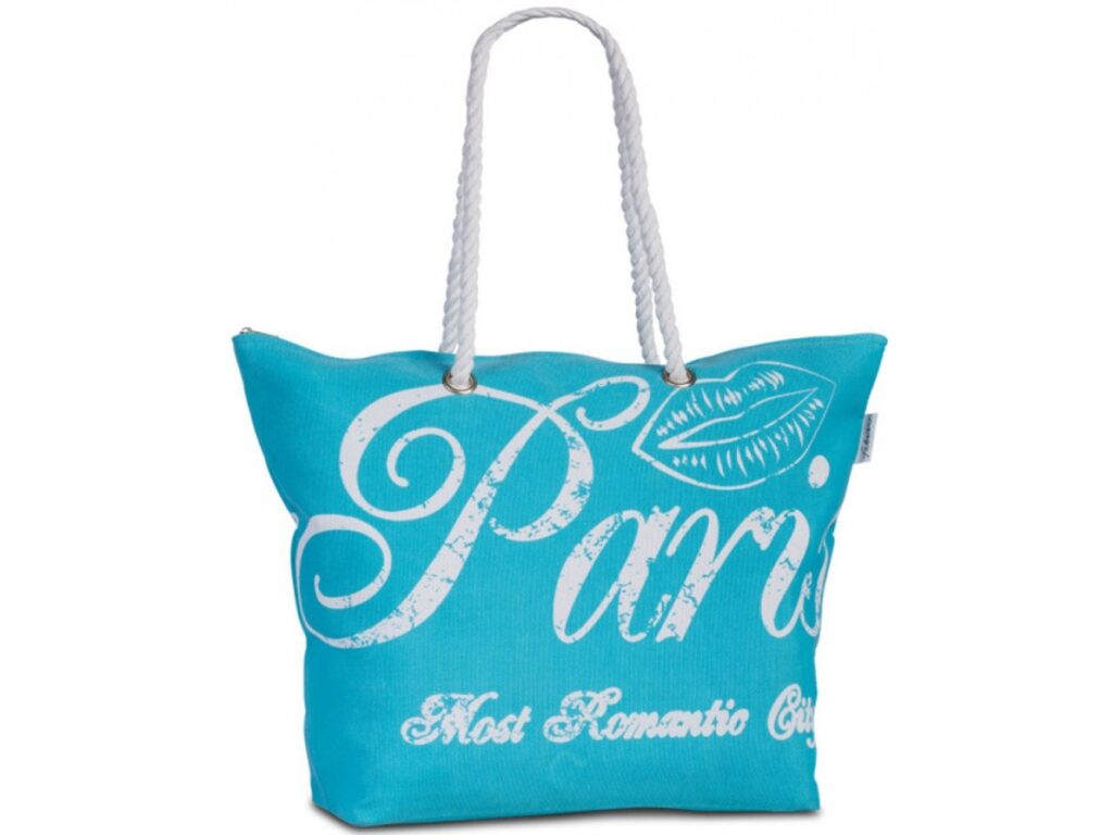 Plážová taška PARIS - Most Romantic City FABRIZIO 50334-9900 blue