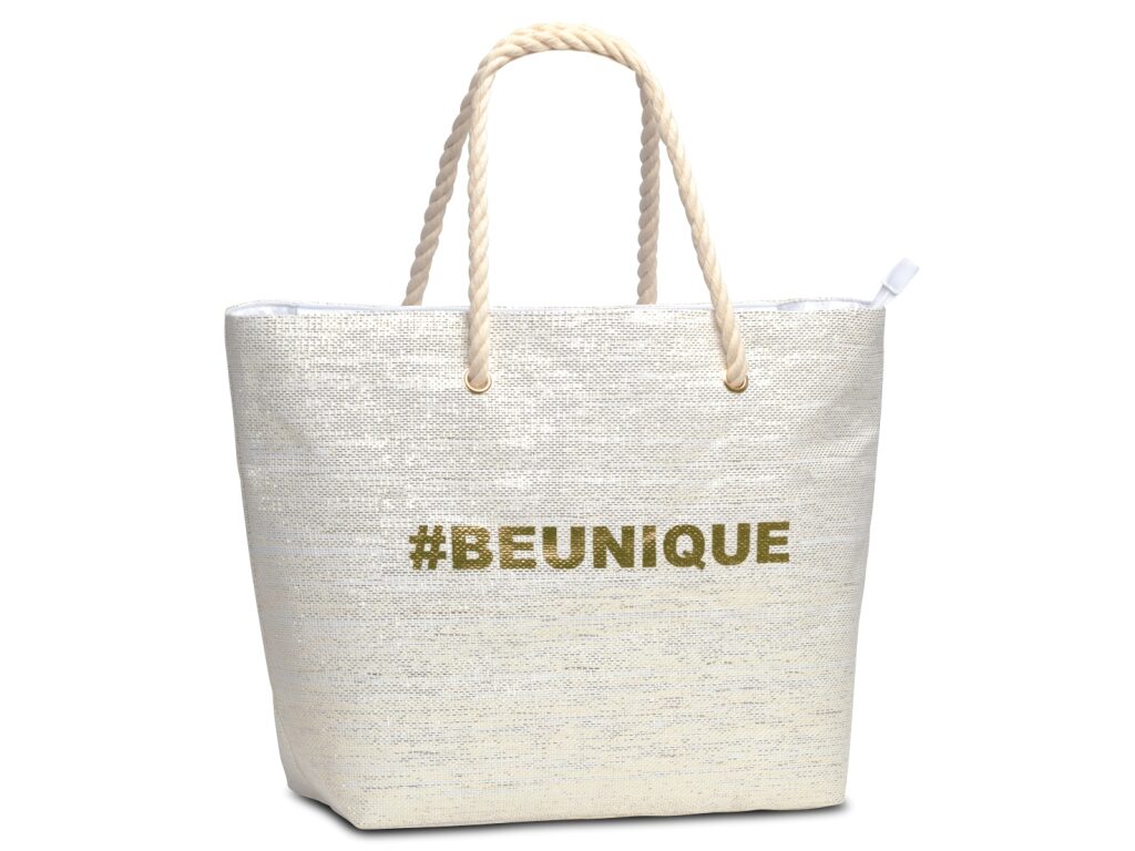 Fabrizio Multifunkční dámská taška přes rameno 27l #BEUNIQUE 55203-2000 bílo-zlatá