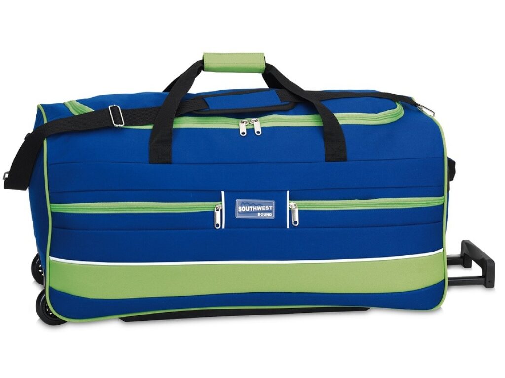 Southwest Cestovní taška na kolečkách 30212-0633 modrá / zelená