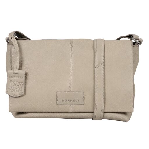 BURKELY Kožená kabelka přes rameno Soft Skylar 1000338.85.12 světle šedá
