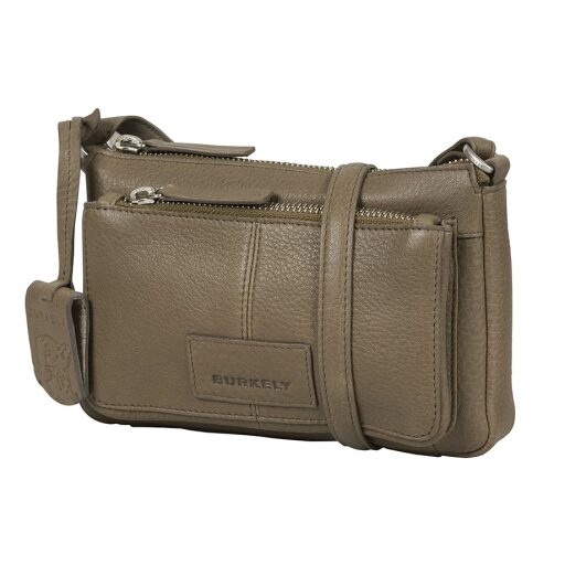 BURKELY Dámská kožená minikabelka Soft Skylar 1000345.85.25 hnědá boční náhled