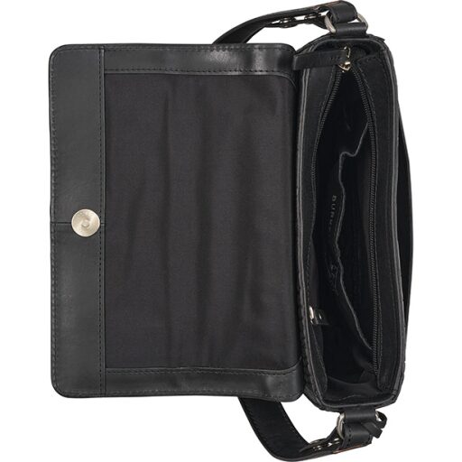 BURKELY Kožená kabelka přes rameno Cool Colbie 1000438.29.10 černá