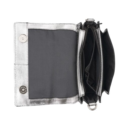 BURKELY Dámská crossbody kabelka Cool Colbie 1000440.29.12 stříbrná