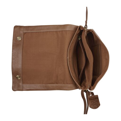 BURKELY Kožená crossbody kabelka Natural Norah 1000815.04.24 koňaková