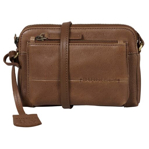 BURKELY Kožená crossbody kabelka na mobil Natural Norah 1000820.04.24 koňaková