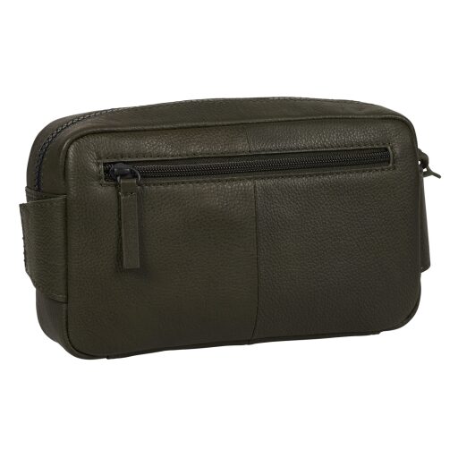 Burkely kožená crossbody kabelka Minimal Mason 1000831.64.71 tmavě zelená zadní strana