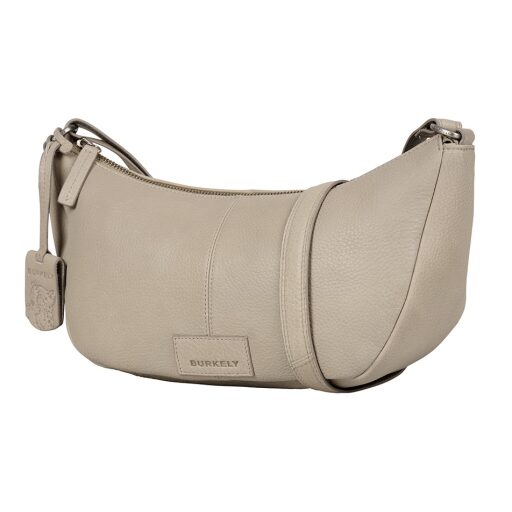 BURKELY Kožená crossbody kabelka Soft Skylar 1000844.85.12 světle šedá boční náhled