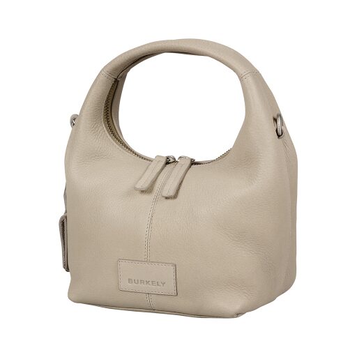 BURKELY Kožená kabelka do ruky Soft Skylar 1000845.85.12 světle šedá boční náhled