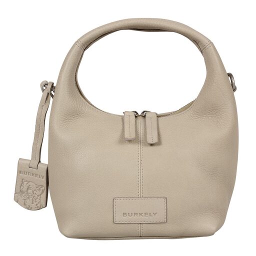 BURKELY Kožená kabelka do ruky Soft Skylar 1000845.85.12 světle šedá