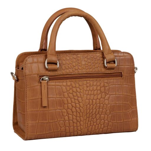 BURKELY Kožená kabelka do ruky i přes rameno Cool Colbie 1000850.29.24 koňaková