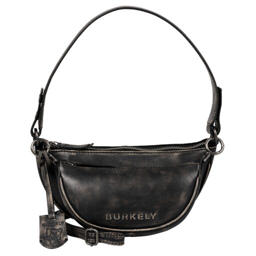Burkely kožená double kabelka Distress Deon 1001031.06.10 černá