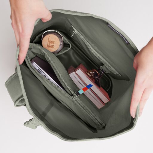 GOT BAG Batoh rolltop 2.0 BP0012XX-605 šedozelený