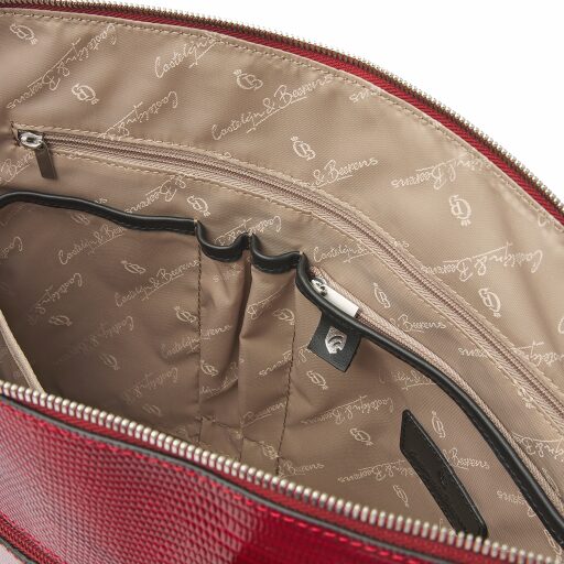 Castelijn & Beerens Elegantní byznys kabelka na notebook Vera 459664 červená