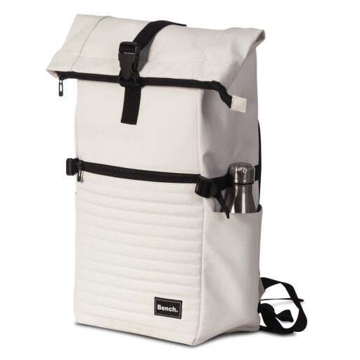Bench Rolovací batoh na notebook 17″ Hydro quilted roll-top 64188-2000 bílý boční náhled