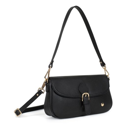 Hexagona dámská kabelka přes rameno Luna 6820088-0100 černá boční náhled