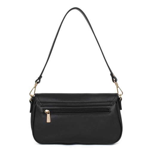 Hexagona dámská kabelka přes rameno Luna 6820088-0100 černá zadní strana