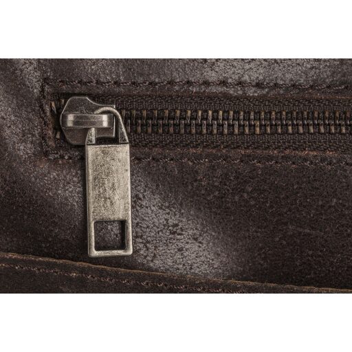 BURKELY Kožená kosmetická kabelka Riley 9008416.22.20 hnědá