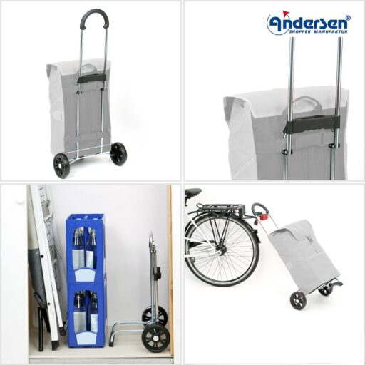 Andersen Nákupní taška na kolečkách SCALA SHOPPER® SIGNE 112-224-70 červená