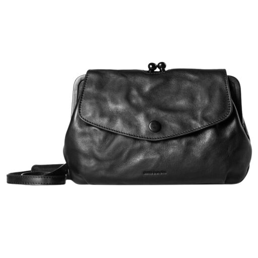 aunts & uncles Kožená kabelka přes rameno Mrs. Madeline 40270-0 černá