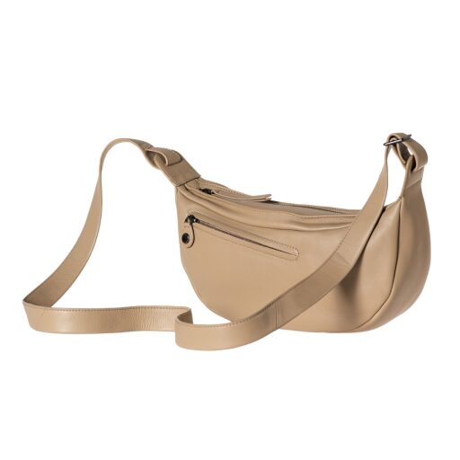 aunts & uncles Kožená kabelka přes rameno Jamie´s Orchard Crocus 20053-30 béžová zadní strana