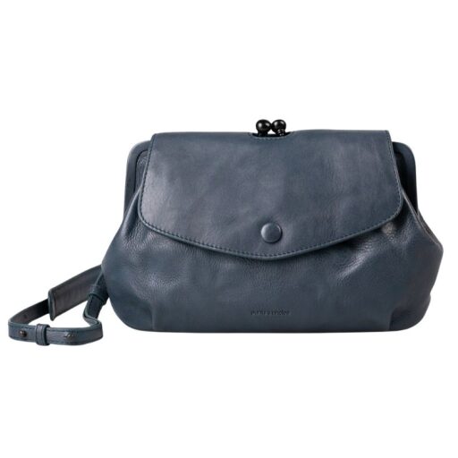 aunts & uncles Kožená kabelka přes rameno Mrs. Madeline 40270-114 modrá