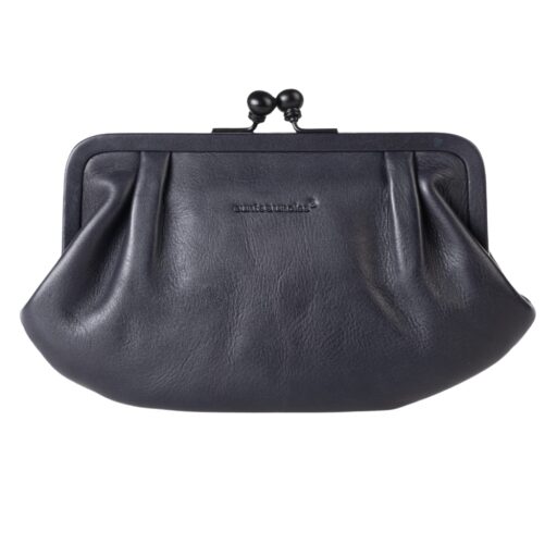 aunts & uncles Kožená kabelka do ruky / psaníčko - clutch Grandma´s Luxury Club ROSE 42213-86 modrá