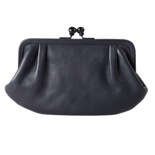 aunts & uncles Kožená kabelka do ruky / psaníčko - clutch ROSE 42213-86 modrá zadní strana