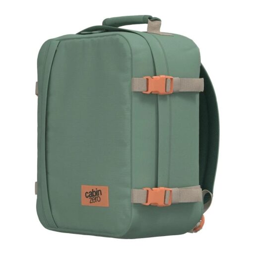 CabinZero Batoh do letadla 40x30x20 Classic 082401 světle zelený pravý boční náhled