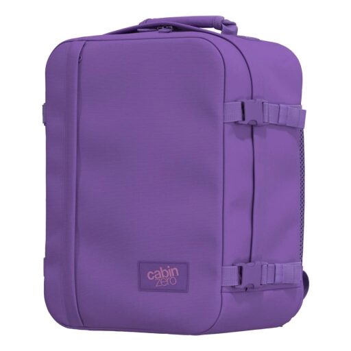CabinZero Batoh do letadla 40x30x20 Classic 28L 082601 fialový přední strana