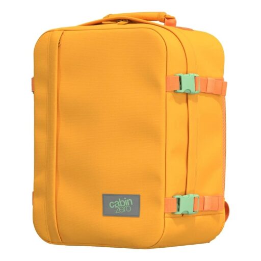 CabinZero Batoh do letadla 40x30x20 Classic 28L 082604 žlutý přední strana
