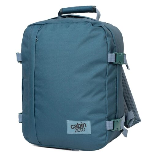 CabinZero Batoh do letadla 40x30x20 Classic 28L 082803 tyrkysový pravý boční náhled