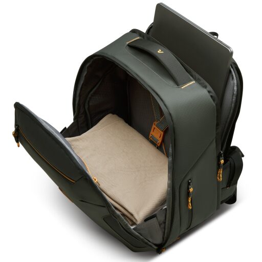 Roncato Batoh do letadla 40x30x20 cm Ryanair/ Wizz Air Norway 41421957 tmavě zelený přihrádky