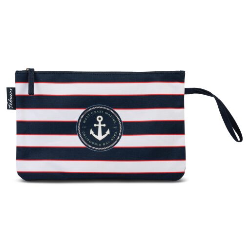 Fabrizio Bikini bag - taška na plavky 50456-0600 tmavě modrá s proužky