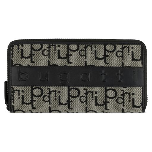 Bugatti Dámská peněženka na zip RFID Elea 49435201 černo-béžová