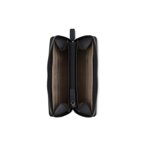 Bugatti Dámská peněženka na zip RFID Elea 49435201 černo-béžová