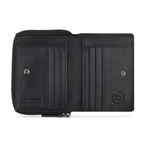 Bugatti Dámská zipová peněženka RFID Elea 49435001 černo-béžová vnitřní výbava