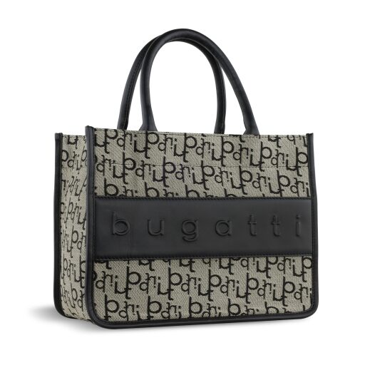 Bugatti Dámská kabelka do ruky Elea 49435301 černo-béžová boční náhled